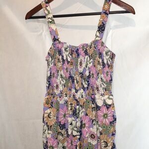 Dokotoo Floral Print Romper | Size M